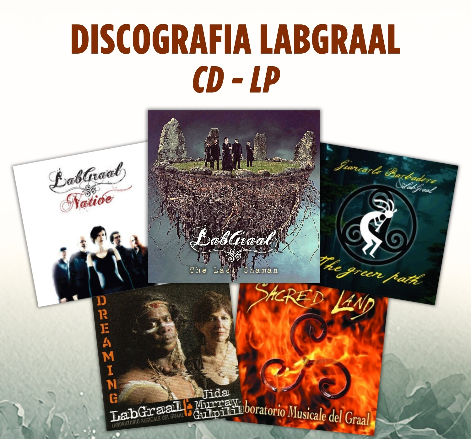 DISCOGRAFIA LABGRAAL - CD - LP