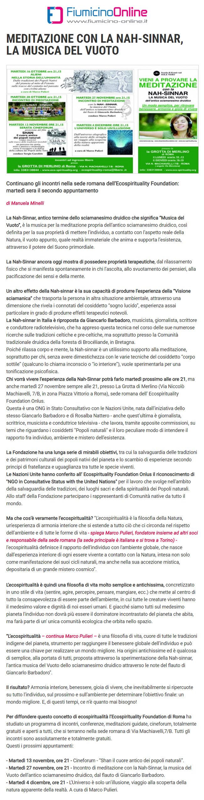 fiumicino-online-MEDITAZIONE CON LA NAH-SINNAR, LA MUSICA DEL VUOTO