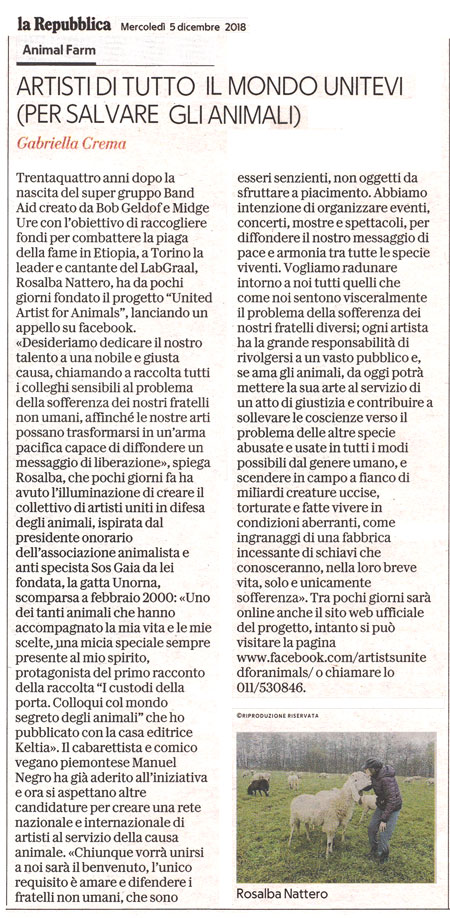 la-repubblica-05-12-2018-artisti-di-tutto-il-mondo-unitevi-per-salvare-gli-animali